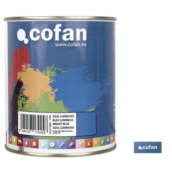 Esmalte Sintético Cofan 750 Ml Azul Luminoso - Pintura e Imprimación de Alta Calidad