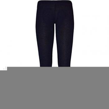WearAll - Mujeres Tallas Grandes Stretch Longitud Completa llanura Leggings Pantalones largos - Azul Marino - 52-54