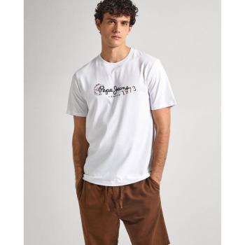 Camiseta Pepe Jeans Hombre Blanco Camille