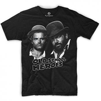 Bud Spencer Old School Heroes - Camiseta negro S