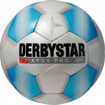 Derbystar Apus Pro S-Light - Balón de fútbol, todo el año, color azul - blanco, azul, tamaño 5
