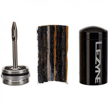 Lezyne Tubeless Plug and Reamer Kit Bike Puncture Repair - Black