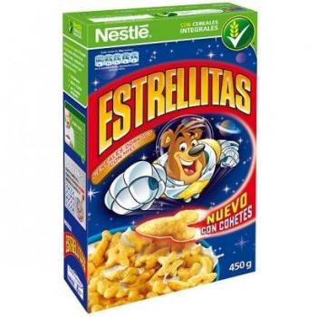 Cereales Estrellitas de Nestlé en presentación de 450 gramos