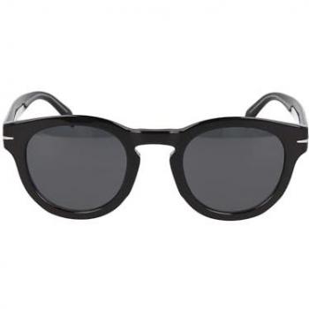 David Beckham DB 7041/S Flat Black Unisex Retro Sunglasses, Size 49 MM