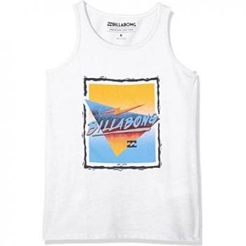 Billabong Duration Boy SG Tank – Camiseta de tirantes para niño, Niño, DURATION BOY SG TANK, blanco, 16 años