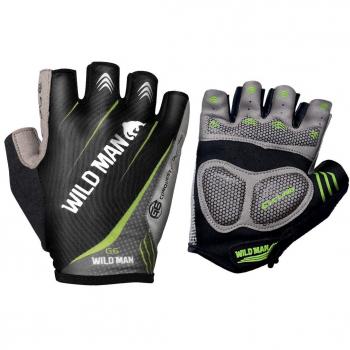 TEUEN Guantes Ciclismo de Dedo Medio Guantes MTB Cortos Transpirables Verano, Guantes de Bicicleta con Gel Reflectantes para Hombre y Mujer