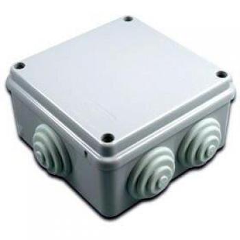 Caja cuadrada estanca 6 conos 100x100x50mm