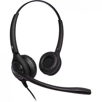 Auriculares Estéreo Cableados Supraaurales con Cancelación de Ruido y Micrófono USB Tipo A - JPL 502S Negro