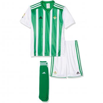 adidas Betis H Minikit - Conjunto para niño, color verde / blanco, talla 140