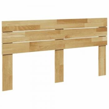 Cabecero 150 cm Madera Maciza de Roble