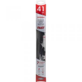 Escobilla Limpiaparabrisas Individual Fast 41 cm - 16, Para Escobillas Tradicionales y Curvas, Máxima Aderencia y Resistencia