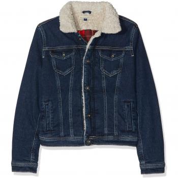 Pepe Jeans New Berry Shepherd, Chaqueta para Niñas, Azul