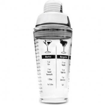 Lacor - 62388 - Coctelera Acrílica Con Tapa Inox 0,30 Litros