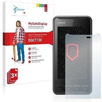 3x Vikuiti MySafeDisplay Protector de Pantalla DQCT130 de 3M para Unitech PA700