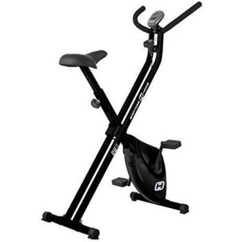 BT BODYTONE - DU-X - Bicicleta Estática Plegable para Tus sesiones Fitness en casa - Pantalla Led y Pulsómetro - Peso Máximo Usuario 100 KG.