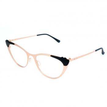 Italia Independent I-I ADEL 5228 THIN 121.121 Women’s Eyeglasses Gold Size 50 - Blue Light Block Available