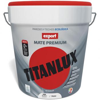 Pintura vinílica lavable export blanco decoración 4l Titanlux F31110004