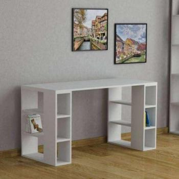 Mesa Escritorio Colmena Blanco 140x75x60CM para Oficina