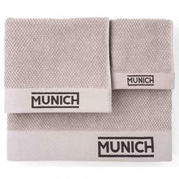 Munich Juego DE Toallas Silver