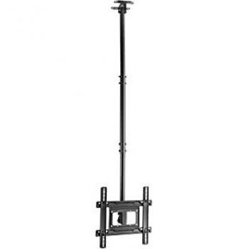 Equip 32-70 Ceiling Mount TV Bracket - Rotatable, Max Weight 50kg, VESA 400x400mm, Black