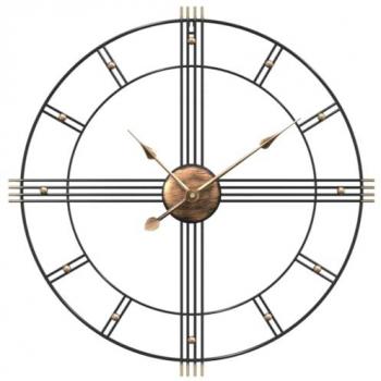 Reloj de Pared de Hierro Negro Ø60 cm