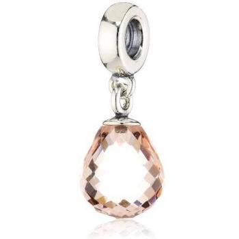 Pandora 791602CPK - Dije de plata de ley con cristal