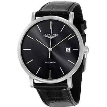 LONGINES MEN'S ELEGANT 39MM ALLIGATOR LEATHER BAND AUTOMATIC WATCH L49104722