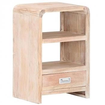vidaXL Bedside Table 40x30x60 cm Solid Acacia Wood