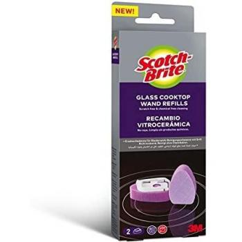 Scotch-Brite Recambio para vitrocerámica, paquete de 2