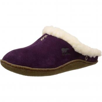 Sorel Nakiska Slide - Zapatillas de casa para mujer, color morado