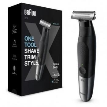 Afeitadora Braun Serie X Wet & Dry XT5100 con Batería Recargable y 6 Accesorios