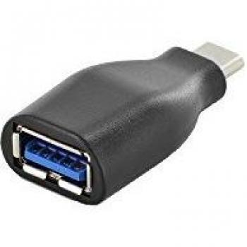 Adaptador USB Tipo C a USB A Femenino SuperSpeed 5 Gbit/s Negro