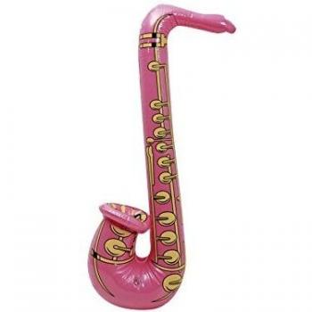 Saxofón hinchable My Other Me de 83 cm en divertidos colores