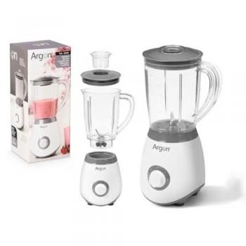 Batidora de Vaso Argon JE-802A 350W 1.5L Blanco y Gris