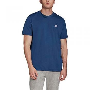 adidas Trefoil Essential tee Camiseta de Manga Corta, Hombre, Azul