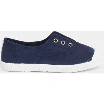 Zapatillas de lona con puntera de goma y cierre elástico
