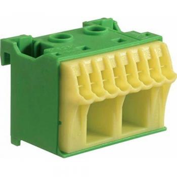 Hager KN10E Grounding Rail Terminal Block 63 A Multi-coloured