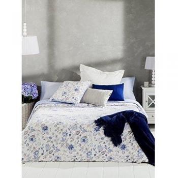 Manterol Colcha Acolchada Azul Cama 150