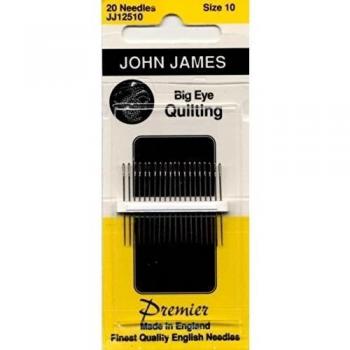 Big Eye Quilting Hand Needles-Size 10 12/Pkg