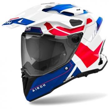Casco Integral Airoh Commander 2 Reveal Azul-Rojo Brillante Talla S