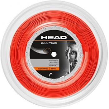 Cordaje de Tenis HEAD Lynx Tour Bobina 200 M Naranja 16