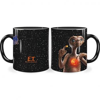 Taza Termosensible de Cerámica con Diseño de E.T. el Extraterrestre, Capacidad 400 ml