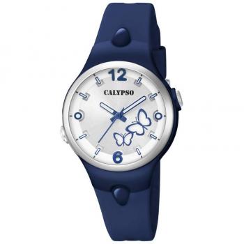 Reloj Calypso MOD K5747_6 para Mujer - Diseño Moderno - Resistente Al Agua - Correa de Cuero - Movimiento de Cuarzo
