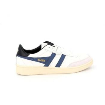 Gola Contact White Leather Men's Basketball Sneakers
