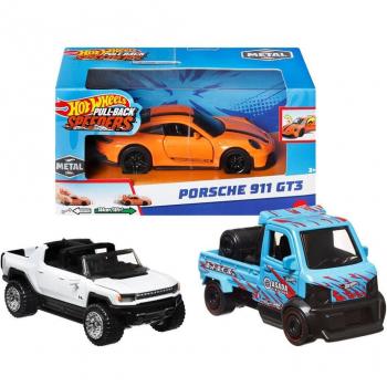 Hot Wheels Vehículos Escala 1:43 con Retrofricción Modelos Surtidos