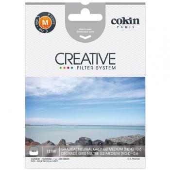 Cokin P121M Creative Filter System - Filtro ND de 84 mm para objetivos de cámara, color gris