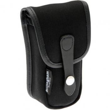 Billingham Avea 3 - Estuche de Lona con Bordes de Cuero para cámara compacta, Color Negro