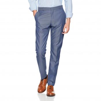 SELECTED HOMME Shdone-Maze M Struct. Trouser Sts, Pantalones de Traje para Hombre, Azul