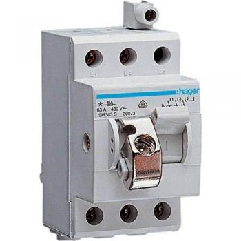 Interruptor Eléctrico Compacto Hager SH363S 63A 3 Polos Sperrbar 400V