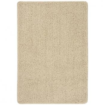 Alfombra Shaggy Antideslizante Color Crema 160x230 cm